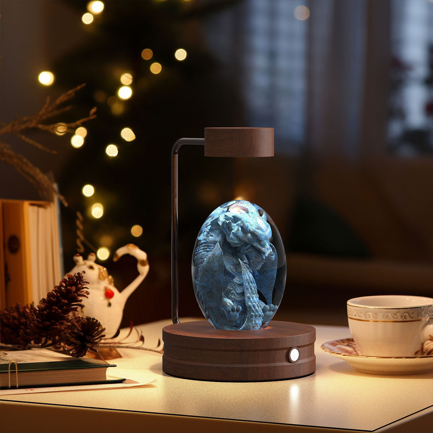 Crystal Ball Dinosaur Night Light