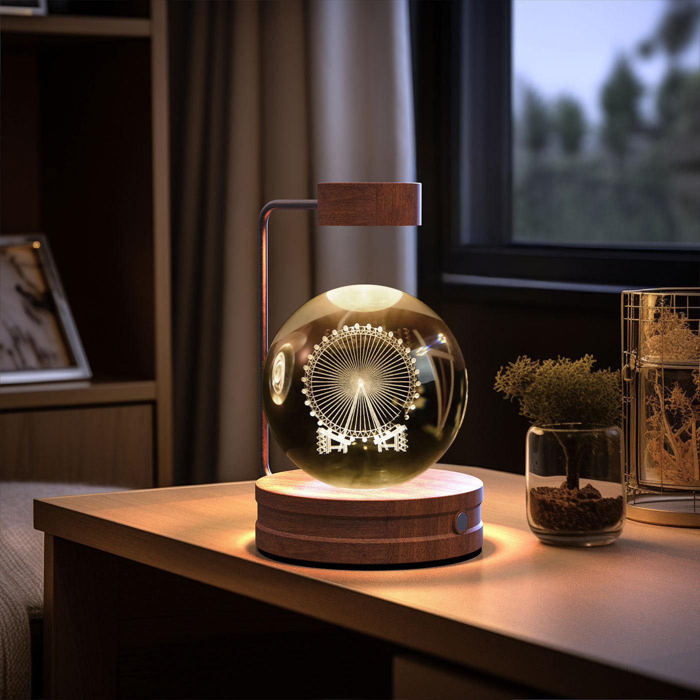 Crystal Ball Dinosaur Night Light