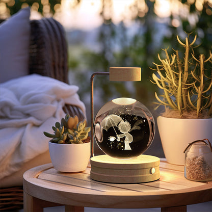 Crystal Ball Dinosaur Night Light