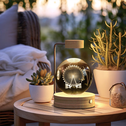 Crystal Ball Dinosaur Night Light