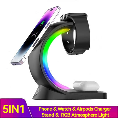 4-in-1 Magnetic Wireless Charger