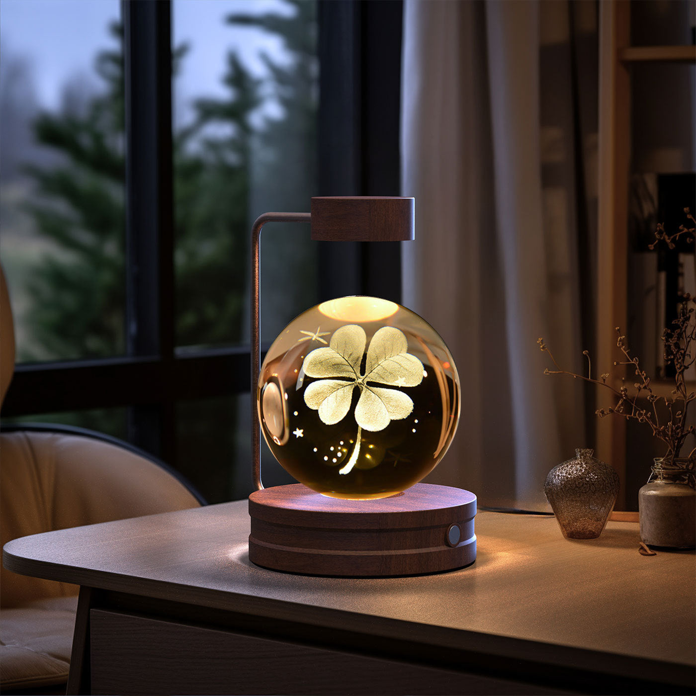 Crystal Ball Dinosaur Night Light