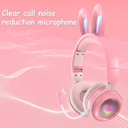 Wireless Luminous Rabbit Ear Headphones