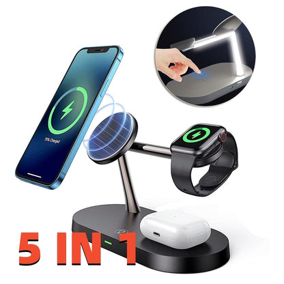 5-in-1 Magnetic Wireless Charger