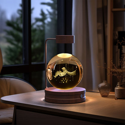 Crystal Ball Dinosaur Night Light