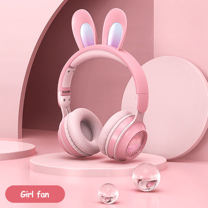 Wireless Luminous Rabbit Ear Headphones