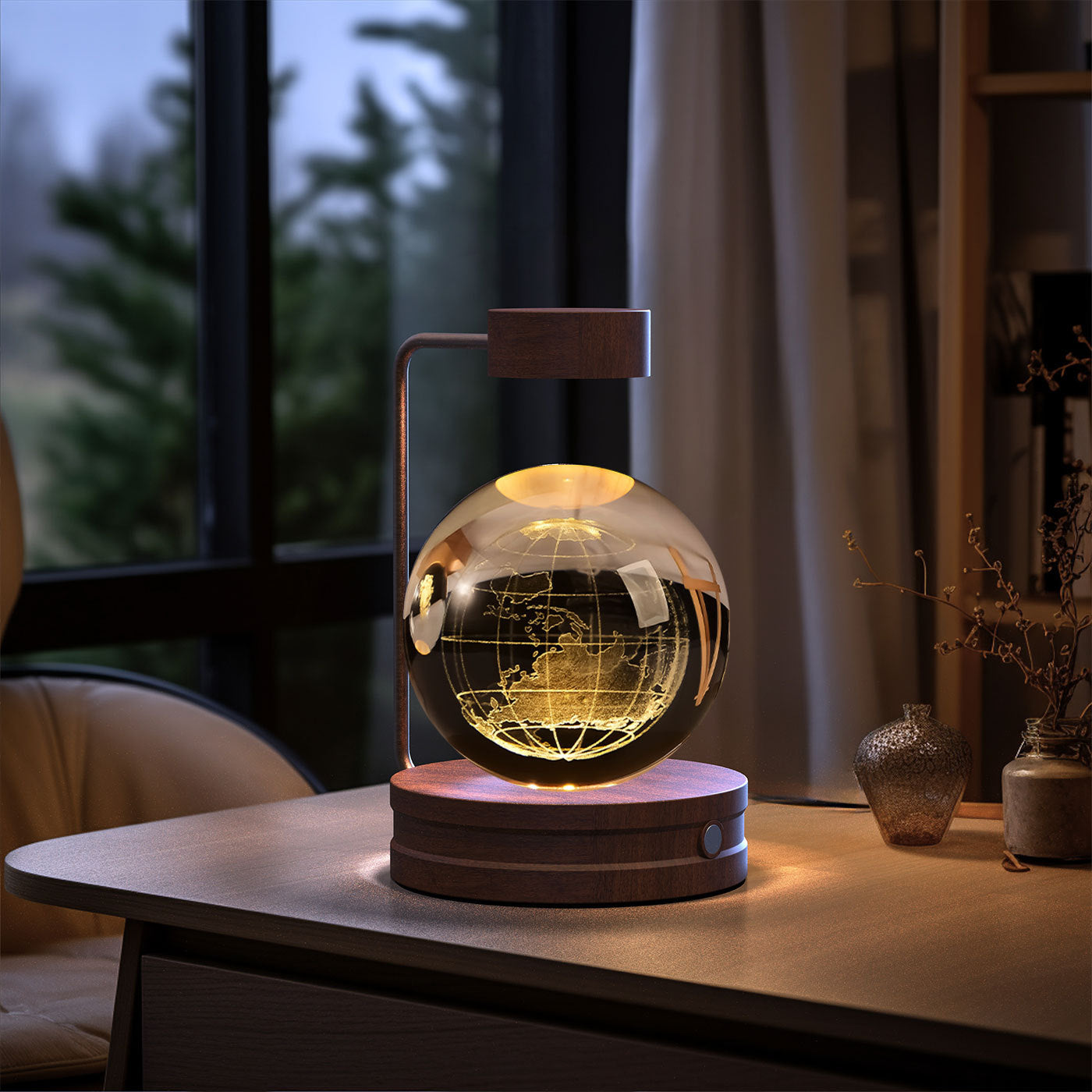 Crystal Ball Dinosaur Night Light